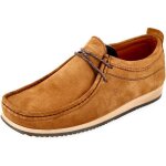 Mocassin homme de ville avec lacets en cuir daim cognac mcd1892 41