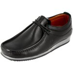 Mocassin homme de ville avec lacets en cuir noir mn1892 44 Mocassin homme de ville avec lacets en cuir noir mn1892 44