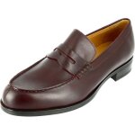Mocassin homme de ville en v�ritable cuir bordeaux mbr150 41