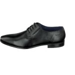 Mocassins � lacets - bugatti - morino - cuir - noir - homme