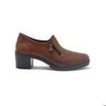 Mocassins zippés à petit talon femme pédiconfort Mocassins zippés à petit talon femme pédiconfort