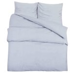 &mode parure de lit - ensemble de housse de couette - gris 220x240 cm microfibre lgre sale829746