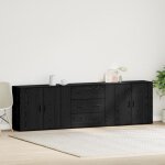 Moderne lot de bahuts de rangements - buffets 3 pcs chêne noir bois dingénierie @fr(296798) Moderne lot de bahuts de rangements - buffets 3 pcs chêne noir bois dingénierie @fr(296798)