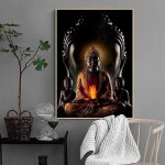 Moderne bouddhisme religieux affiche bouddha méditation toile tableau art peintures decoration murale ... Moderne bouddhisme religieux affiche bouddha méditation toile tableau art peintures decoration murale ...