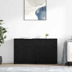 Moderne buffets 2 pcsbuffet bahut - commode / buffet salon contemporain - ch�ne noir 60 x 30 x 70 cm ...
