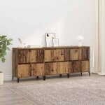 Moderne buffets 3 pcsbuffet bahut - commode / buffet salon contemporain - bois ancien 60 x 35 x 70 cm ...