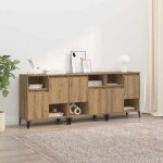 Moderne buffets 3 pcsbuffet bahut - commode / buffet salon contemporain - ch�ne artisanal 60 x 35 x 70 ...