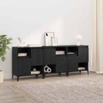 Moderne buffets 3 pcsbuffet bahut - commode / buffet salon contemporain - ch�ne noir 60 x 35 x 70 cm ...