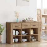 Moderne buffet bahut - commode / buffet salon contemporain - ch�ne artisanal 100 x 30 x 595 cm bois ding�nieri ...