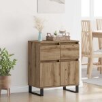Moderne buffet bahut - commode / buffet salon contemporain - ch�ne artisanal 60 x 35 x 70 cm bois ding�nierie ...