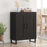 Moderne buffet bahut - commode / buffet salon contemporain - ch�ne noir 695 x 34 x 90 cm bois ding�nierie ...