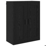 Moderne buffet bahut - commode / buffet salon contemporain - meuble mural ch�ne noir 695 x 34 x 90 cm ...