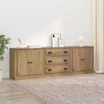 Moderne buffets avec tiroir 3 pcsbuffet bahut - commode / buffet salon contemporain - bois ancien 210 ...