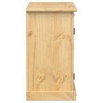 Moderne cabinet pour lavabo solomoon meuble de lavabo corona bois de pin massif 73x33x60 cm mm1236