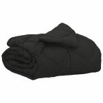 Moderne couettes et duvets - confort optimal - duvet d�t� simple noir 200x135 cm microfibre @eu229336 ...