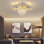 Moderne k9 cristal plafonnier led lustre salon chambre lampe