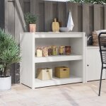 Moderne meuble colonne de cuisine - armoire de cuisine - blanc 106x55x92 cm en bois massif de pin fr(76222263) ... Moderne meuble colonne de cuisine - armoire de cuisine - blanc 106x55x92 cm en bois massif de pin fr(76222263) ...