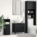 Moderne meuble sous Évier armoire sous lavabo - bois noir 65x33x60 cm bois dingénierie @fr(550294) Moderne meuble sous Évier armoire sous lavabo - bois noir 65x33x60 cm bois dingénierie @fr(550294)