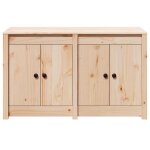 Moderne placard / armoire de cuisine sweety meuble bas de rangement marron 106x55x64 cm bois de pin massif ...