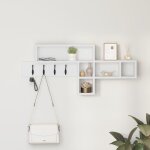 Moderne porte - manteau mural - portant � v�tements blanc 100 x 12 x 43. 5 cm bois ding�nierie@fr(86794) ...