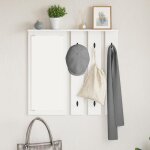 Moderne porte - manteau mural - portant � v�tements blanc 84 x 10 x 80 cm bois ding�nierie@fr(6237109) ...