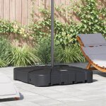 Moderne set de base de parasol dport 2 pcs - 150kg de sable ou 113kg deau @fr(198683)