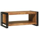 Moderne table de salon table basse 90x50x38 cm bois massif acacia @fr(690053)