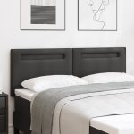 Moderne t�te de lit chambre / meuble de t�te de lit - design simple noir 140 cm en simili cuir @fr(236046) ...