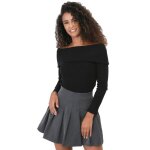 Jupe - short plisse et vase. possde une doublure short satine. pour femme - jupes - la modeuse