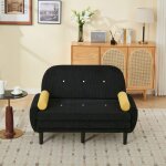 Modfu canap� canap� 2 places avec rangement convertible en canap� - lit et m�ridienne velours c�tel� ...