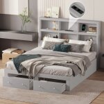 Modfu lit adulte lit double 160 x 200 cm avec 2 tiroirs. tête de lit fonctionnelle avec 6 rangements ... Modfu lit adulte lit double 160 x 200 cm avec 2 tiroirs. tête de lit fonctionnelle avec 6 rangements ...
