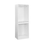 Module dressing avec penderie et porte - pantalons. blanc. panneaux stratifis
