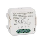 Module de variation wifi triac compatible avec bouton - poussoir blanc