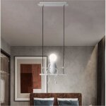 Mogod suspension luminaire forme humanode blanc design moderne lustre plafonnier exquis de salon cuisine ...
