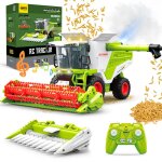 Moissonneuse - batteuse tlcommande rc - jouet agricole pour enfants ds 3 / 4 / 5 / 6 ans