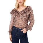 Molly bracken - blouse - rouille - l - marron - blouses &amp chemisiers femme