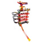 Molto garage de jouet downtown 5 tages xl avec rampe en spirale. garage avec station - service et rampes. ...