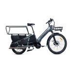 Moma bikes - longtail electrique - shimano altus 7vitesses - bat. 48v 13ah - autonomie max 90km - freins ...