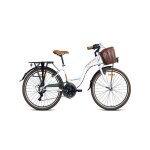 Moma bikes - v�lo de ville 26 urban - shimano 21 vitesses - blanc