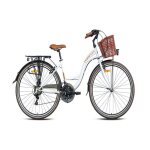 Moma bikes - vlo de ville 28 urban - shimano 21 vitesses - blanc