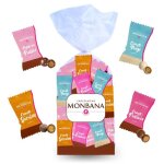 Monbana assortiment de 100 croustilles au chocolat  offrir ou  dguster autour dun caf ou dune boisson ...