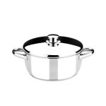 Monix optima casserole avec couvercle 22 cm inox 18 / 10 fond triple diffuseur tous feux dont induction ...
