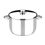 Monix optima marmite avec couvercle 30 cm inox 18 / 10 fond triple diffuseur tous feux dont induction ...