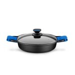 Monix solid + faitout bas 32 cm fonte daluminium avec antiadhsif innovations sans pfoa compatible toutes ...