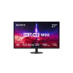Moniteur gaming 27 - sony inzone m9ii - 4k uhd - 160hz - nvidia g - sync - noir