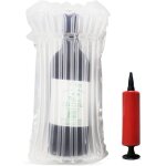 Monkkino lot de 32 sacs de protection pour bouteille de vin gonflables avec pompe rutilisable