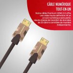 Monster cable hdmi m2000 uhd 4k hdr10 + 25gbps 5m