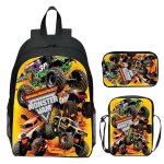 Monster jam sacs à dosset scolaire 3 en 1 sacs à deux Épaules sacs scolaires 3d impression sac à dos ... Monster jam sacs à dosset scolaire 3 en 1 sacs à deux Épaules sacs scolaires 3d impression sac à dos ...