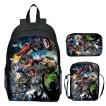Monster jam sacs à dosset scolaire 3 en 1 sacs à deux Épaules sacs scolaires 3d impression sac à dos ... Monster jam sacs à dosset scolaire 3 en 1 sacs à deux Épaules sacs scolaires 3d impression sac à dos ...