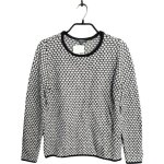 Montego pull femme Élégant confortable chaud noir pois blancs taille s Montego pull femme Élégant confortable chaud noir pois blancs taille s